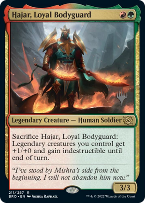 0211 Hajar, Loyal Bodyguard R Promo Pack: The Brothers' War