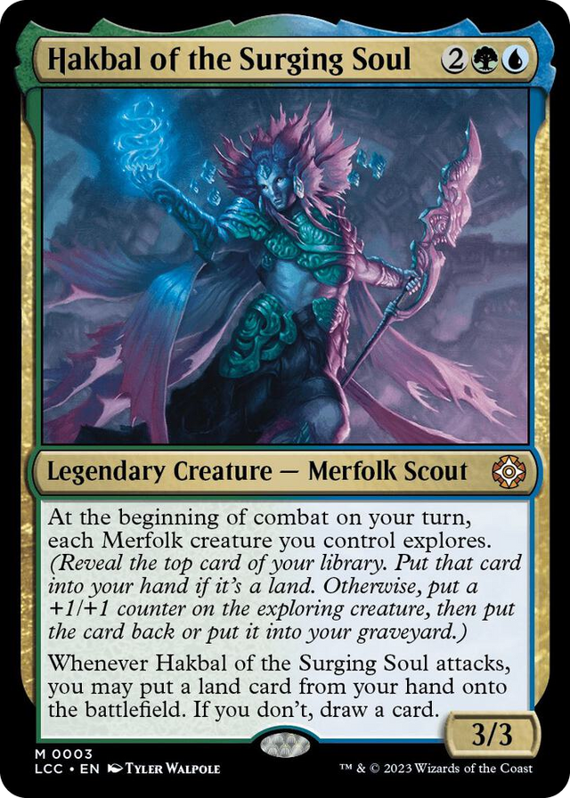 0003 Hakbal of the Surging Soul M Commander: The Lost Caverns of Ixalan