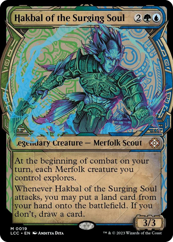 0019 Hakbal of the Surging Soul (Showcase) M Commander: The Lost Caverns of Ixalan