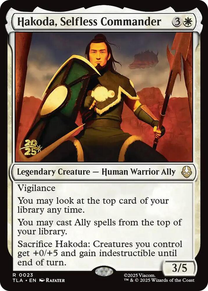 Hakoda, Selfless Commander #23 R - Prerelease Cards Pokemon card