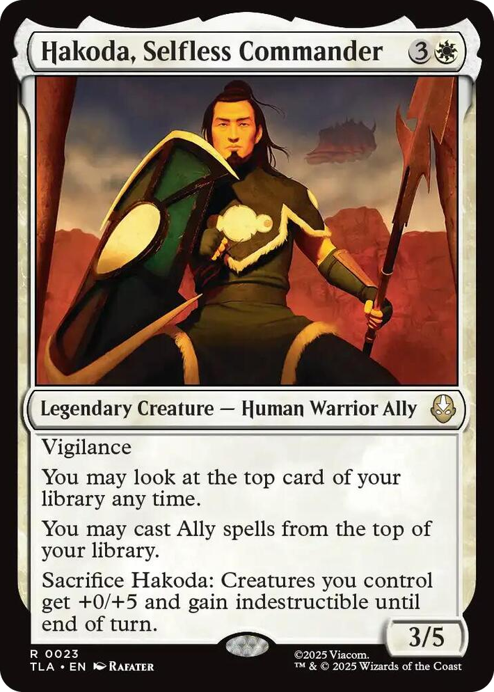 0023 Hakoda, Selfless Commander R The Last Airbender