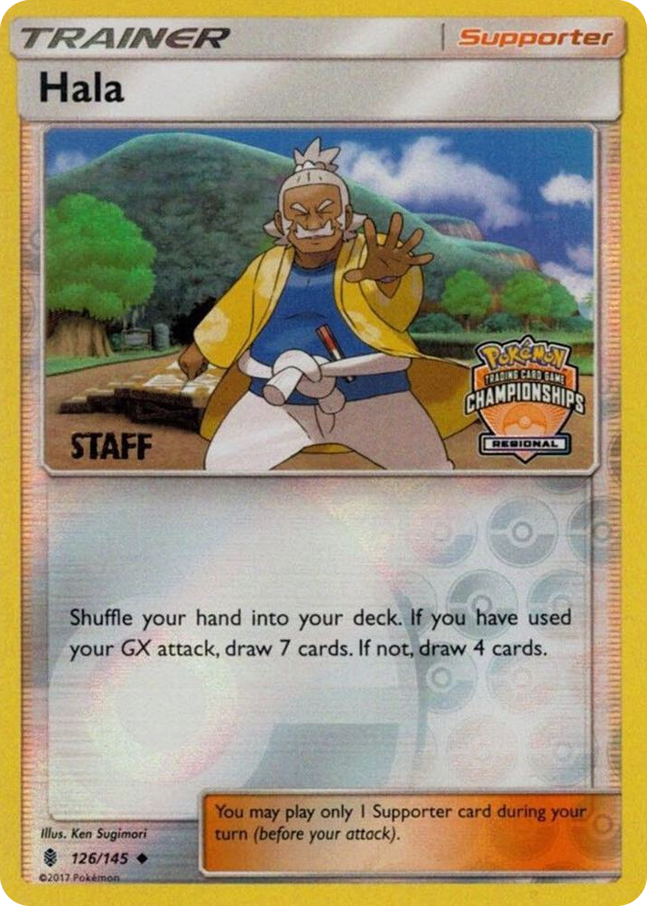 0126 Hala - 126/145 (Regional Championships) [Staff] Promo League & Championship Cards