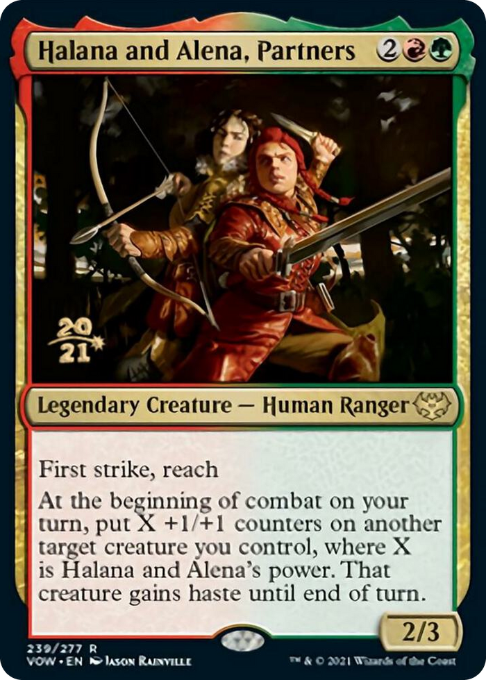 Halana and Alena, Partners #239 R - Prerelease Cards Pokemon card