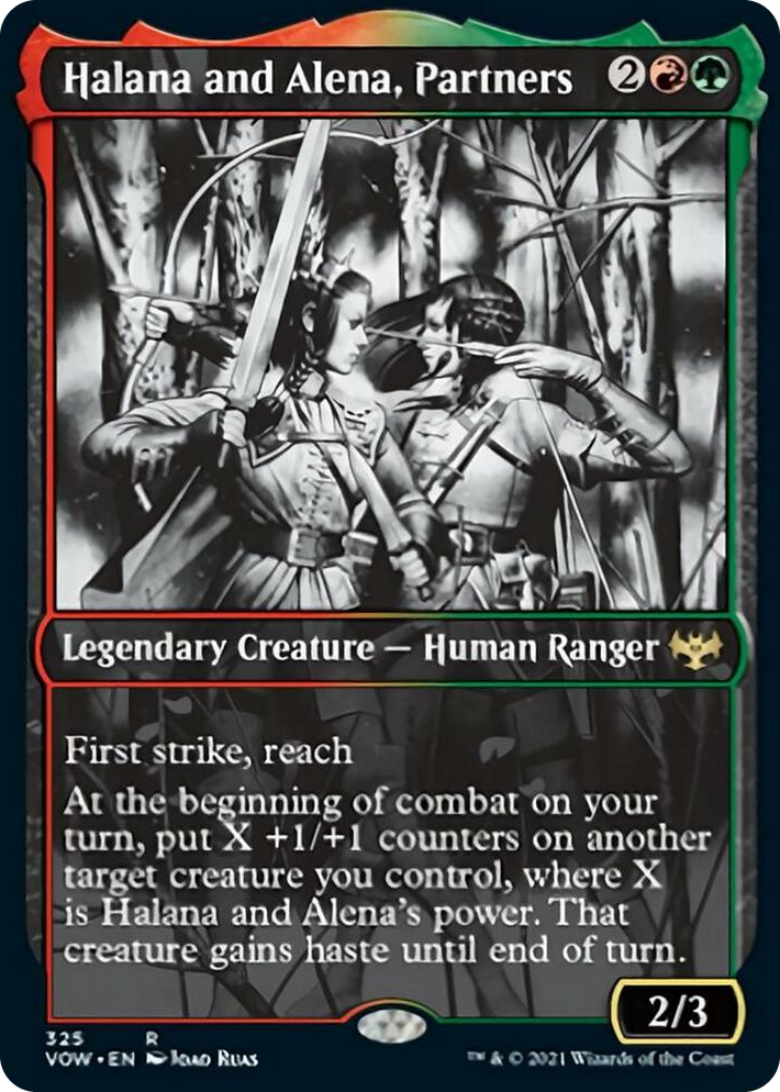 0325 Halana and Alena, Partners (Showcase) R Innistrad: Crimson Vow