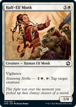 0019 Half-Elf Monk C Adventures in the Forgotten Realms