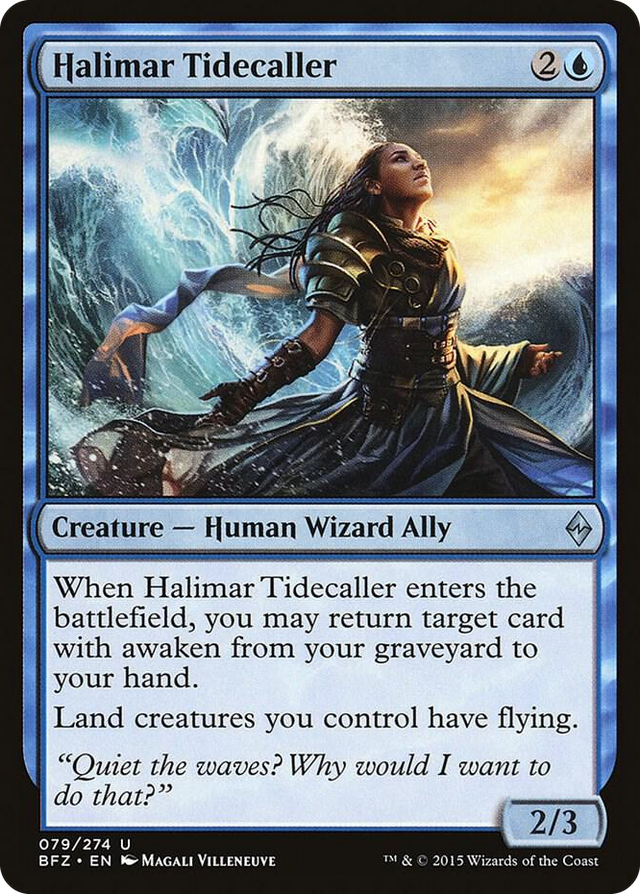 0079 Halimar Tidecaller U Battle for Zendikar