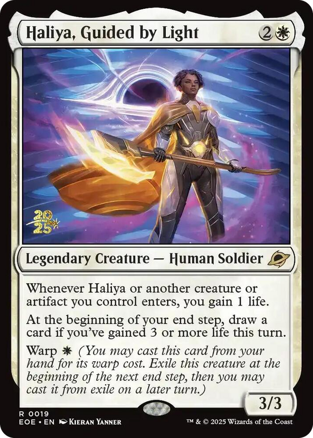 0019 Haliya, Guided by Light R Prerelease Cards