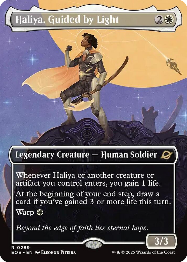 0289 Haliya, Guided by Light (Borderless) R Edge of Eternities