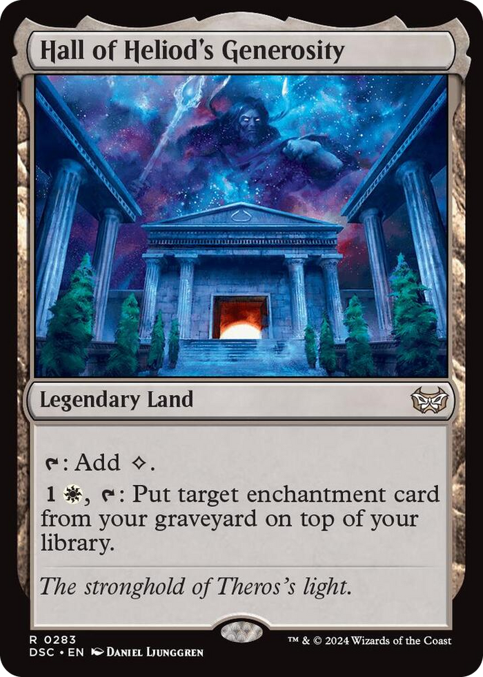 Hall of Heliod's Generosity #283 R - Commander: Duskmourn: House of Horror Pokemon card