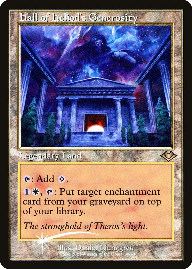 0039 Hall of Heliod's Generosity (Retro Frame) R Modern Horizons