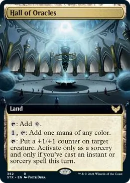 0362 Hall of Oracles (Extended Art) R Strixhaven: School of Mages