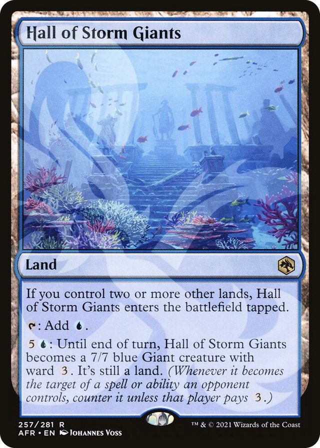 0257 Hall of Storm Giants R AFR Ampersand Promos