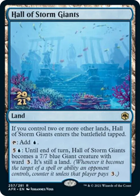 0257 Hall of Storm Giants R Prerelease Cards