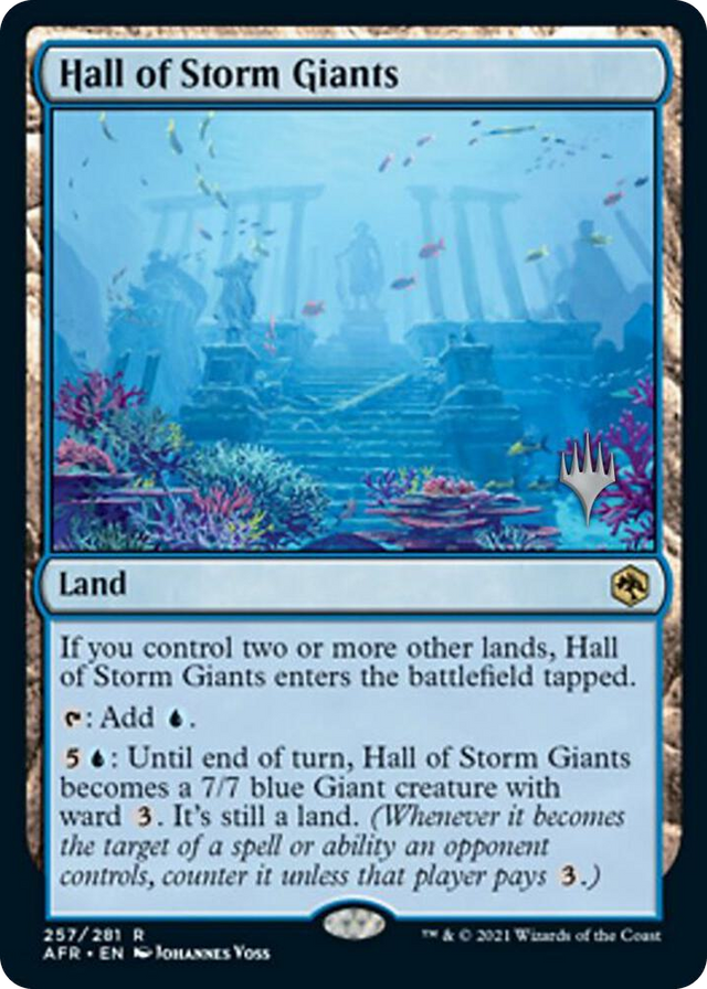 0257 Hall of Storm Giants R Promo Pack: Adventures in the Forgotten Realms