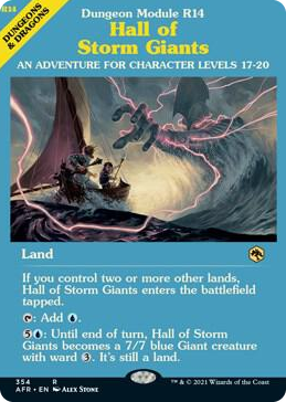 0354 Hall of Storm Giants (Dungeon Module) R Adventures in the Forgotten Realms