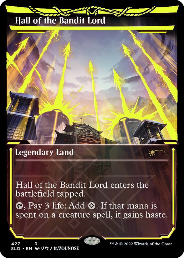 0427 Hall of the Bandit Lord (Neon Yellow) R Secret Lair Drop Series