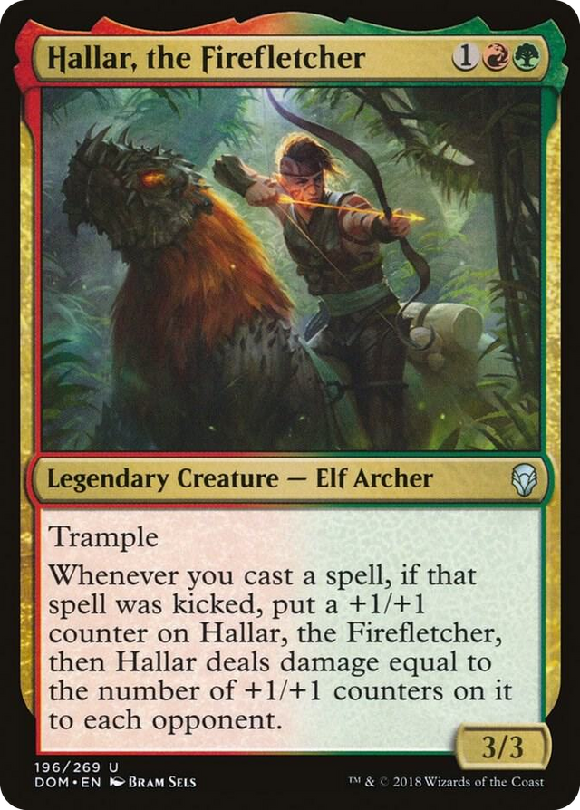 0196 Hallar, the Firefletcher U Dominaria