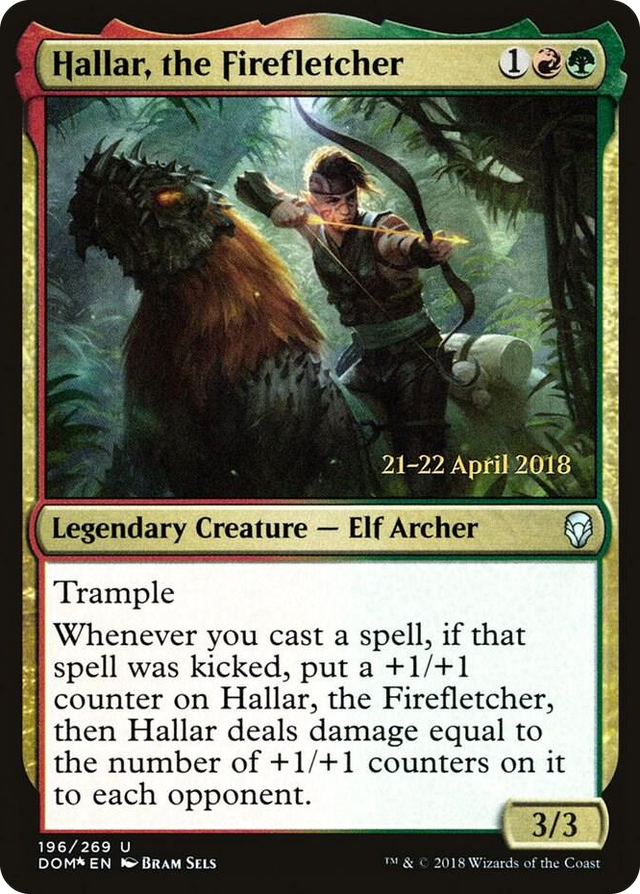 0196 Hallar, the Firefletcher U Prerelease Cards