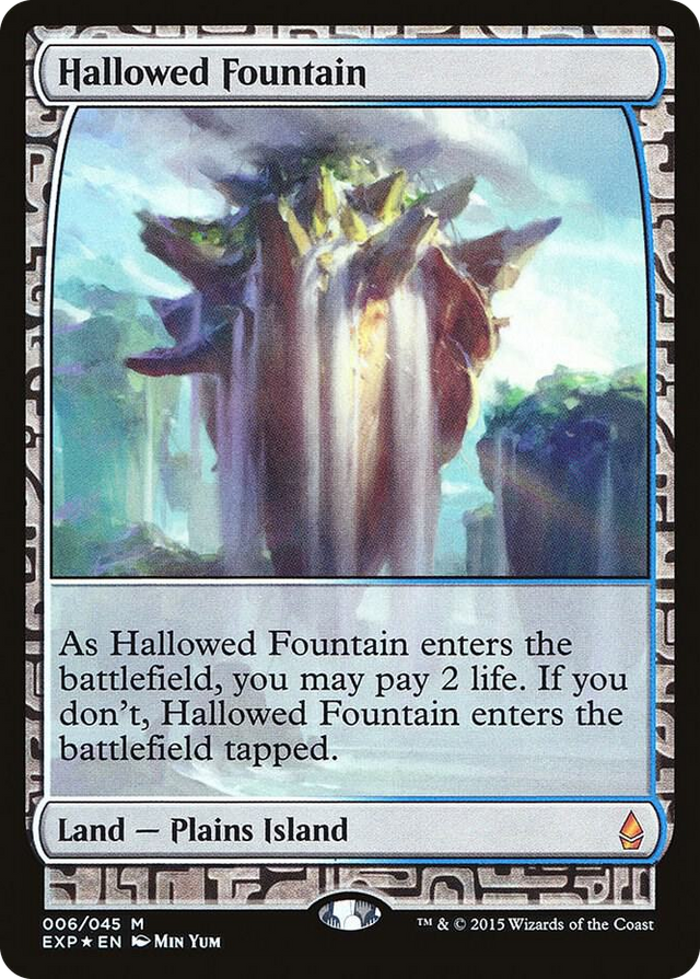 0006 Hallowed Fountain M Zendikar Expeditions