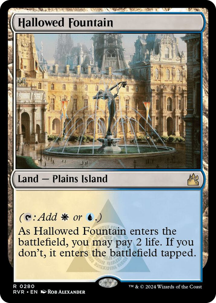 Hallowed Fountain #280 R - Ravnica Remastered Pokemon card
