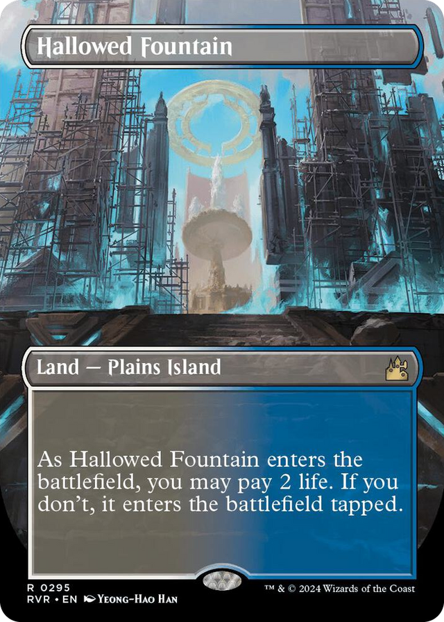 0295 Hallowed Fountain (Borderless) R Ravnica Remastered
