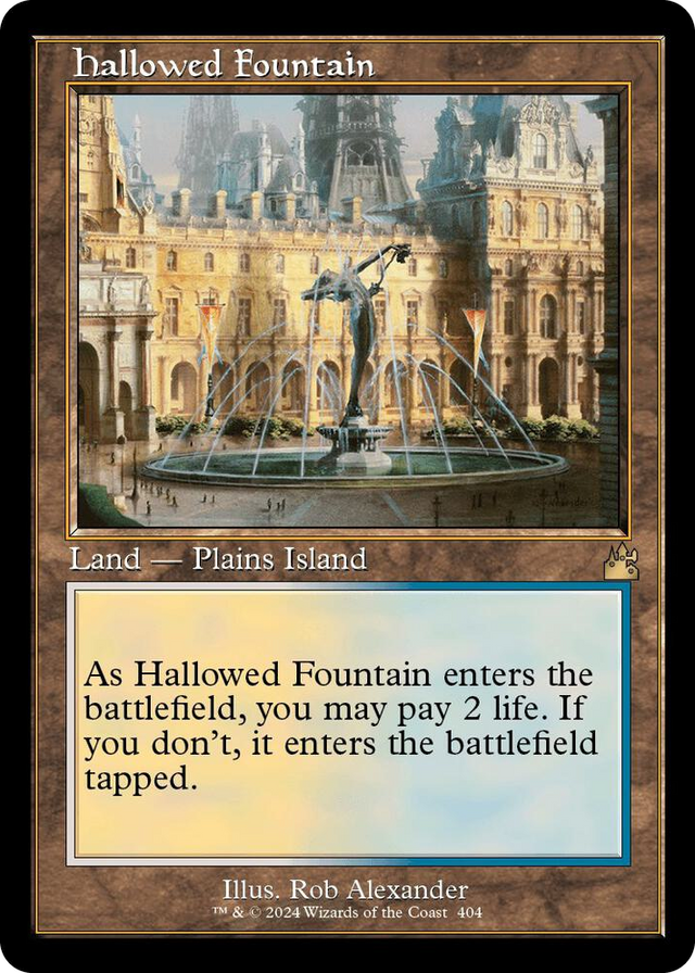 0404 Hallowed Fountain (Retro Frame) R Ravnica Remastered