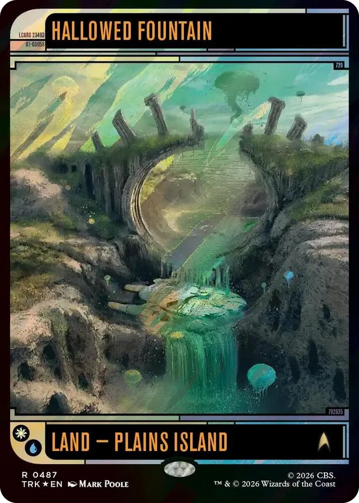0487 Hallowed Fountain (Surge Foil) R Star Trek