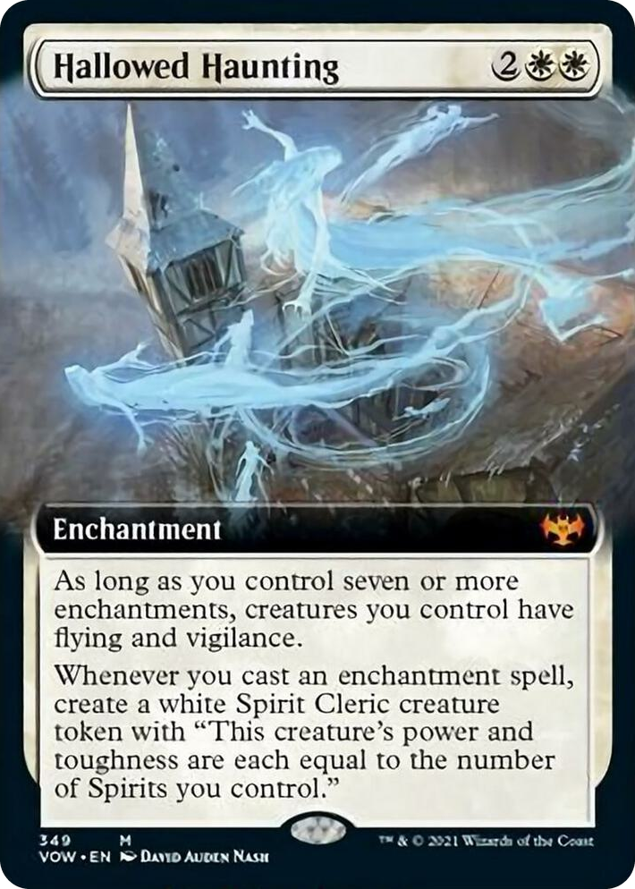 0349 Hallowed Haunting (Extended Art) M Innistrad: Crimson Vow