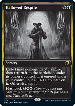 Hallowed Respite #227 R - Innistrad: Double Feature Pokemon card