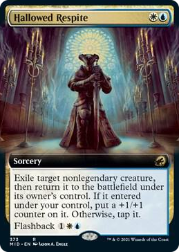 0373 Hallowed Respite (Extended Art) R Innistrad: Midnight Hunt