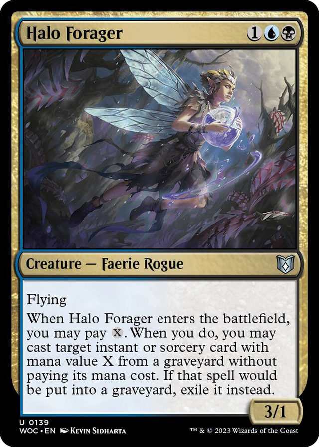 0139 Halo Forager U Commander: Wilds of Eldraine