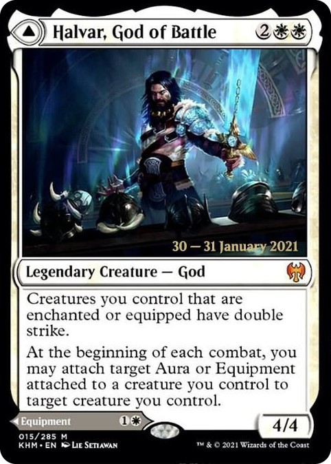 Halvar, God of Battle #15 M - Prerelease Cards Pokemon card
