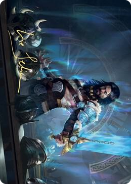 0002 Halvar, God of Battle Art Card (Gold-Stamped Signature) S Art Series: Kaldheim