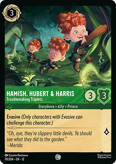 0070 Hamish, Hubert & Harris - Troublemaking Triplets Common Wilds Unknown