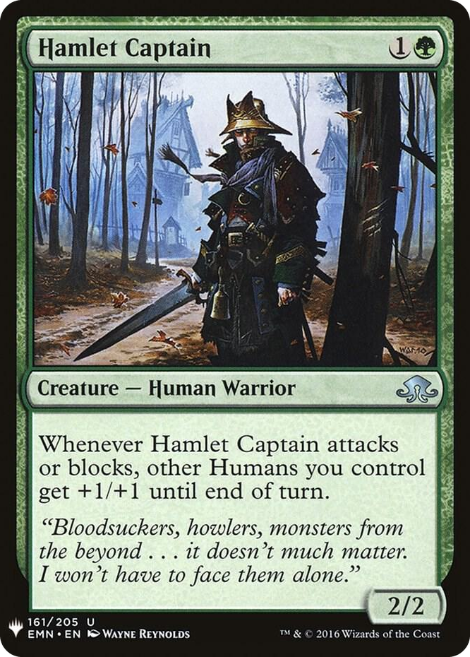 Hamlet Captain #161 U - The List Reprints Pokemon card