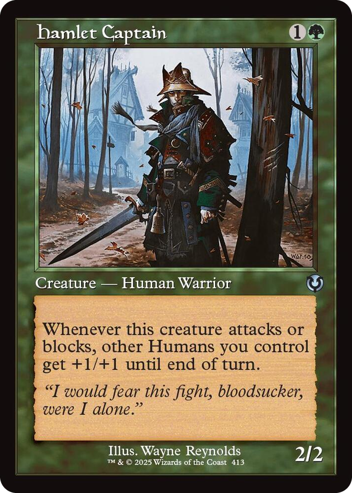 0413 Hamlet Captain (Retro Frame) U Innistrad Remastered