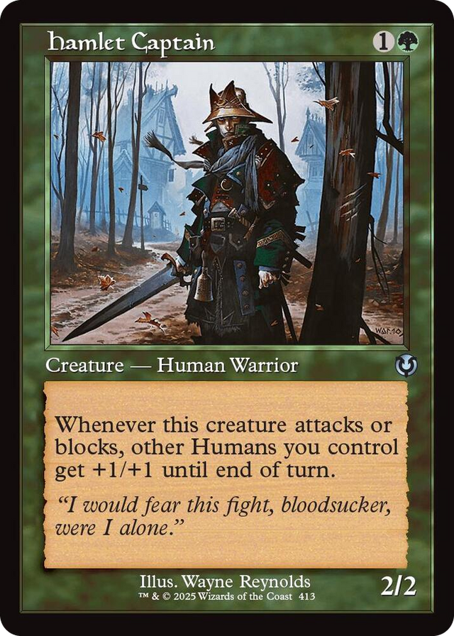0413 Hamlet Captain (Retro Frame) U Innistrad Remastered