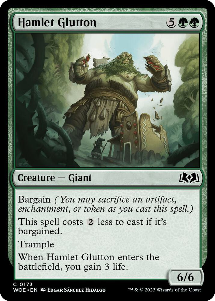 0173 Hamlet Glutton C Wilds of Eldraine