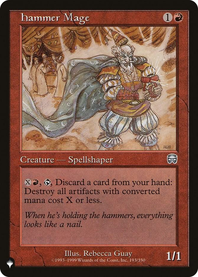 Hammer Mage #193 U - The List Reprints Pokemon card