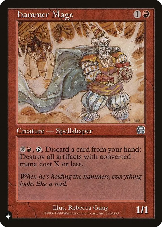 0193 Hammer Mage U The List Reprints