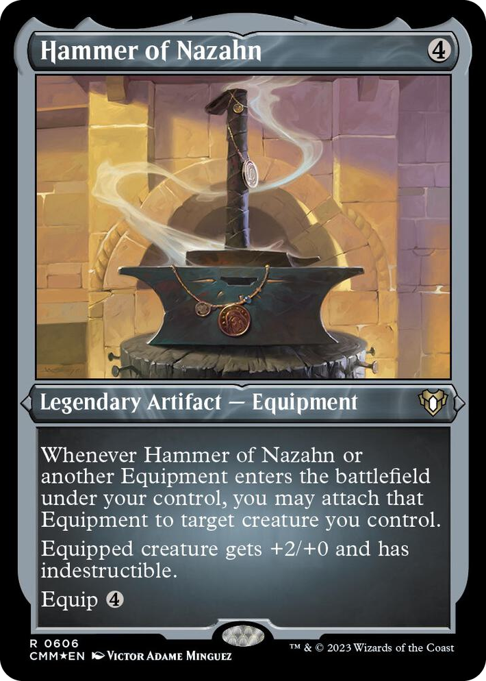 0606 Hammer of Nazahn (Foil Etched) R Commander Masters