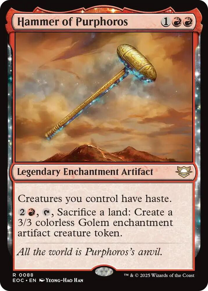 Hammer of Purphoros #88 R - Commander: Edge of Eternities Pokemon card