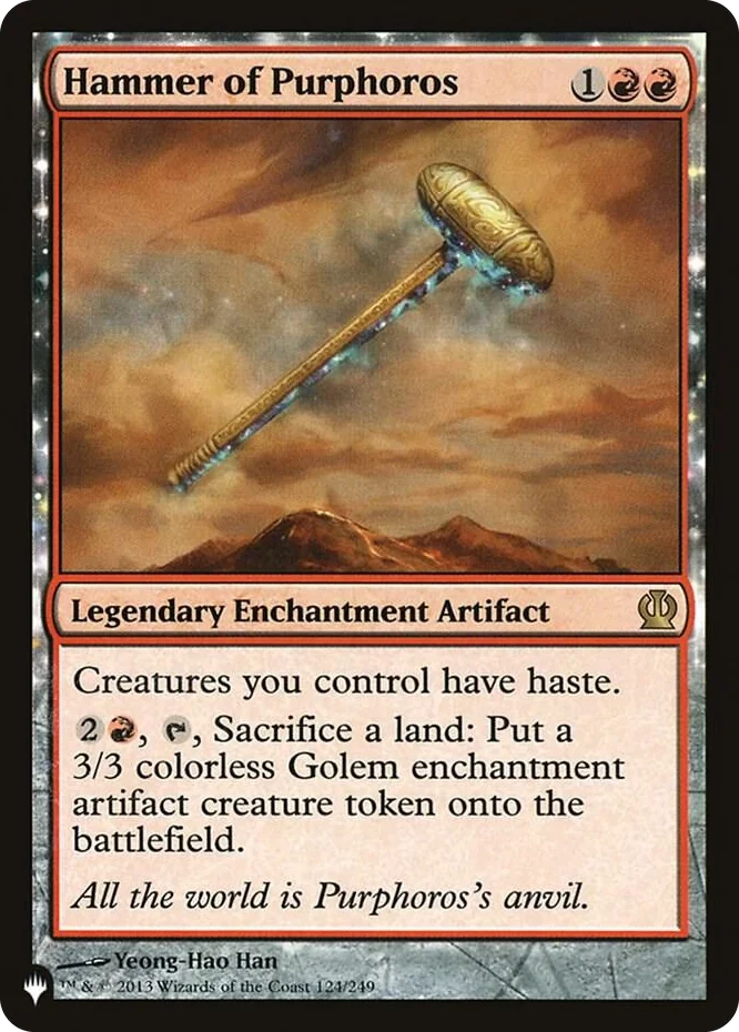 0124 Hammer of Purphoros R The List Reprints