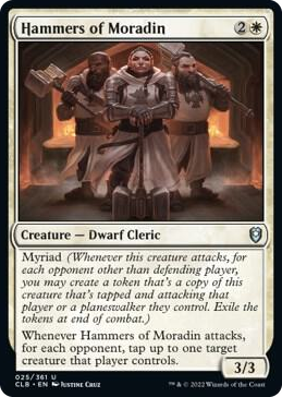 Hammers of Moradin #25 U - Commander Legends: Battle for Baldur's Gate Pokemon card