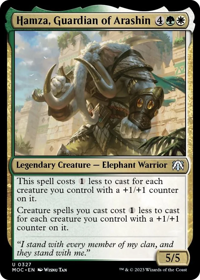 0327 Hamza, Guardian of Arashin U Commander: March of the Machine