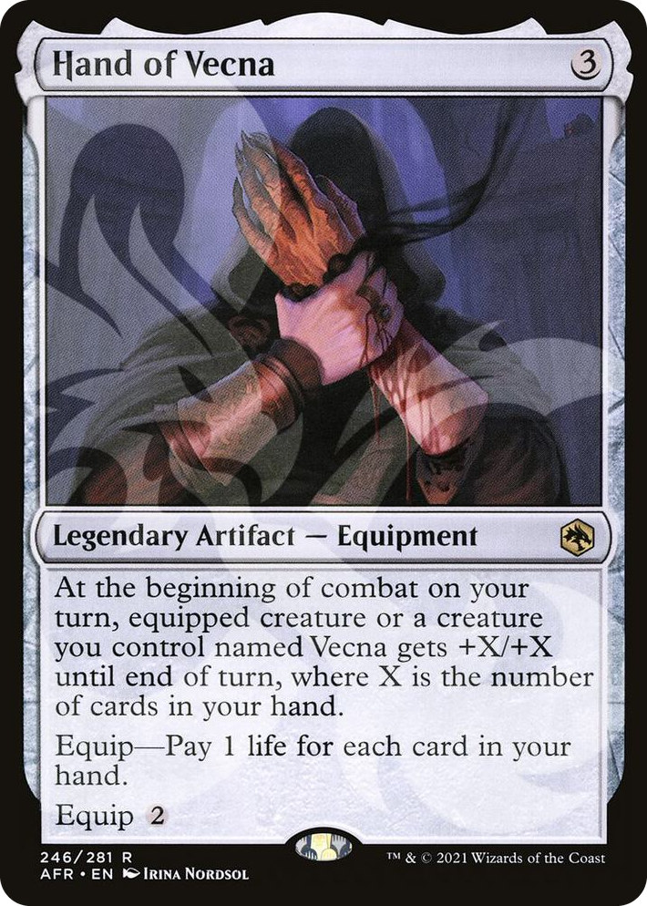 0246 Hand of Vecna R AFR Ampersand Promos
