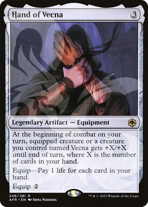 0246 Hand of Vecna R AFR Ampersand Promos