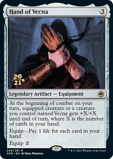 0246 Hand of Vecna R Prerelease Cards