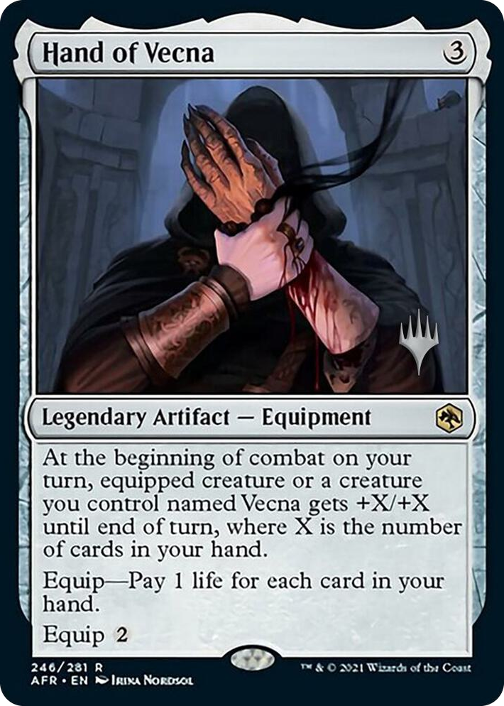 0246 Hand of Vecna R Promo Pack: Adventures in the Forgotten Realms