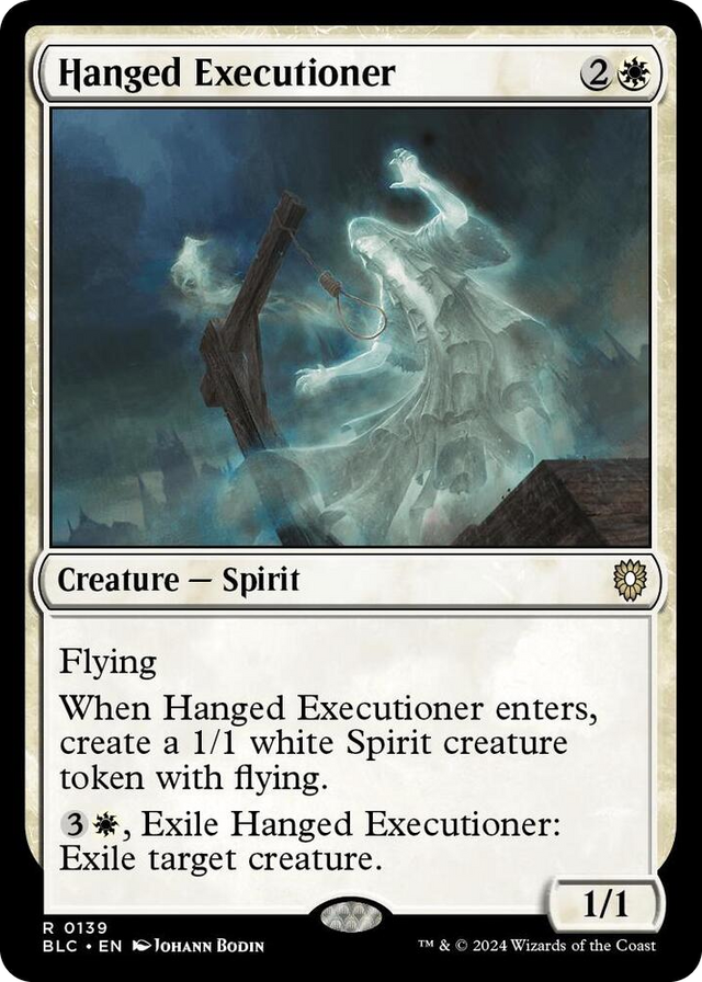 0139 Hanged Executioner R Commander: Bloomburrow